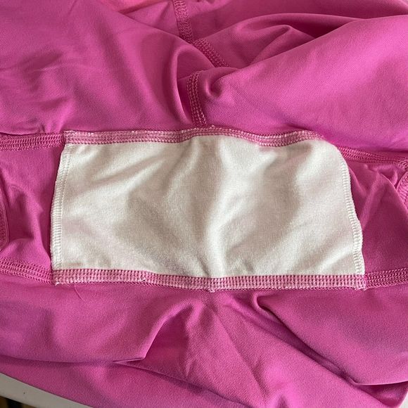 Ralph Lauren Golf Skort Shorts Women's Pink Size M High Rise Contrast Stripes - Picture 4 of 5